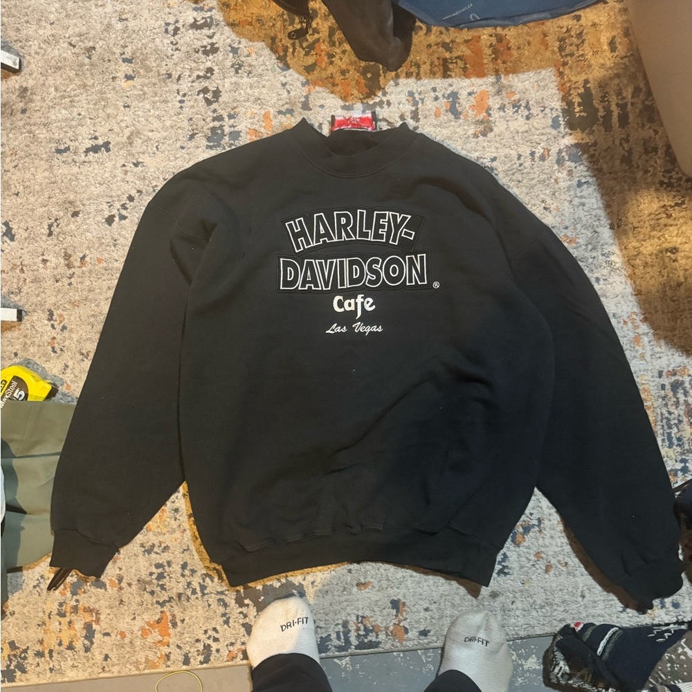 Harley-Davidson Black Crewneck Sweater
